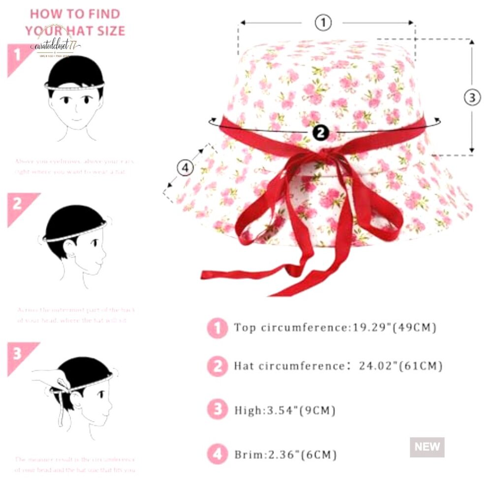 Reversible Packable Bucket Hat With Adjustable St… - image 5